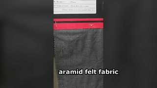 Όνομα προϊόντος: Meta Aramid Needle Felt Fabric Πλάτος: 150 cm Βάρος: 270 gsm