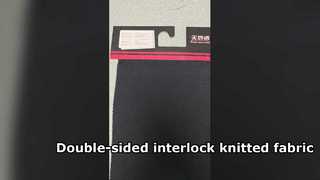 Πλεκτό ύφασμα Interlock διπλής όψεως (10% PSA + 90% Meta-Aramid, 350gsm, 150 cm)