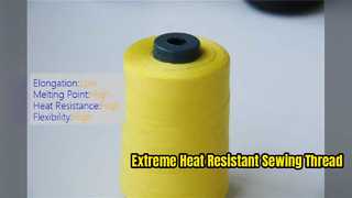 Κλωστή ραπτικής Heavy Duty Para Aramid Υψηλής αντοχής στη θερμότητα