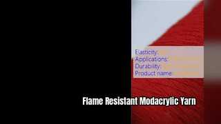 Flame Resistant Modacrylic Yarn for Industrial Textiles