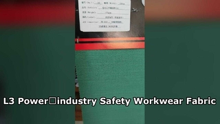 L3 Power-industry Workwear Fabric 170gsm 150cm, Meta-Aramid Modacrylic Lyocell Conductive Fiber, Moist