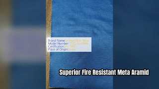 Υλικό Meta Aramid Fabric Υψηλής απόδοσης πυρίμαχο