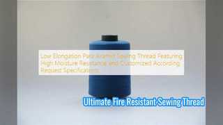 Υψηλής αντοχής Para Aramid Thread Fire Resistant Solution