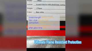 Meta Aramid Fabric Ultimate Heat and Flame Protection