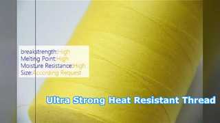 Heavy Duty Para Aramid Κλωστή ραψίματος Ανθεκτικό στη θερμότητα