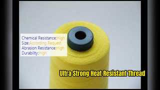 Heavy Duty Para Aramid Κλωστή ραψίματος Ανθεκτικό στη θερμότητα