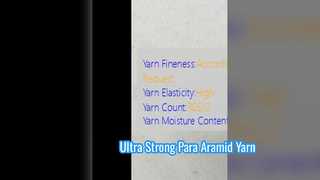 Νήμα Para Aramid υψηλής αντοχής για βιομηχανική ασφάλεια