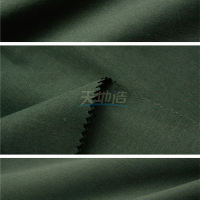 Πράσινο ύφασμα 93/5/2 170gsm Meta Aramid στρατού για το κοστούμι πτήσης