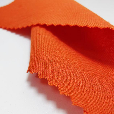Meta Aramid IIIA σαφής ύφανση χρώματος υφάσματος 150gsm πορτοκαλιά