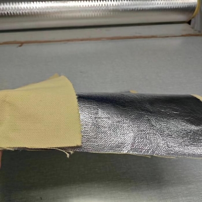 Φυσική χρώματος 100% ύφανση σατέν υφάσματος παραγράφου επαργυλωμένη Aramid