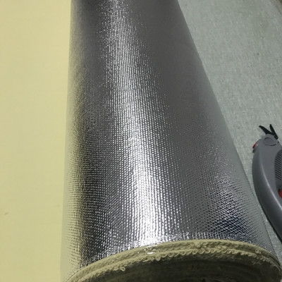 Υψηλό ύφασμα 2mm πάχος 550 GSM Aramid εκτατής δύναμης με το επίστρωμα αλουμινίου