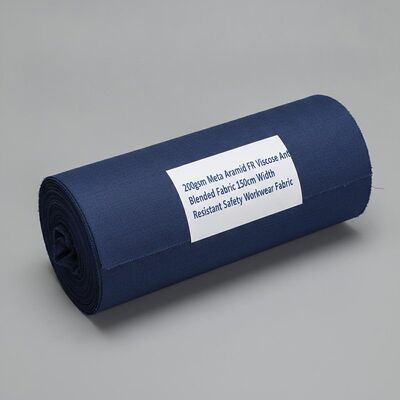 200gsm Meta Aramid FR Viscose Anti-static Blended Fabric 150cm Πλάτος Ανθεκτικό στη φλόγα Ύφασμα ρούχων εργασίας ασφαλείας