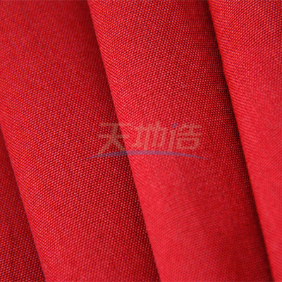 Κόκκινο Viscose Aramid ύφασμα 240gsm για τη προστατευτική ενδυμασία