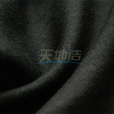 50/50 Viscose Meta Aramid Lenzing FR ύφασμα μαύρο 120gsm για την επένδυση κοστουμιών προσβολής του πυρός